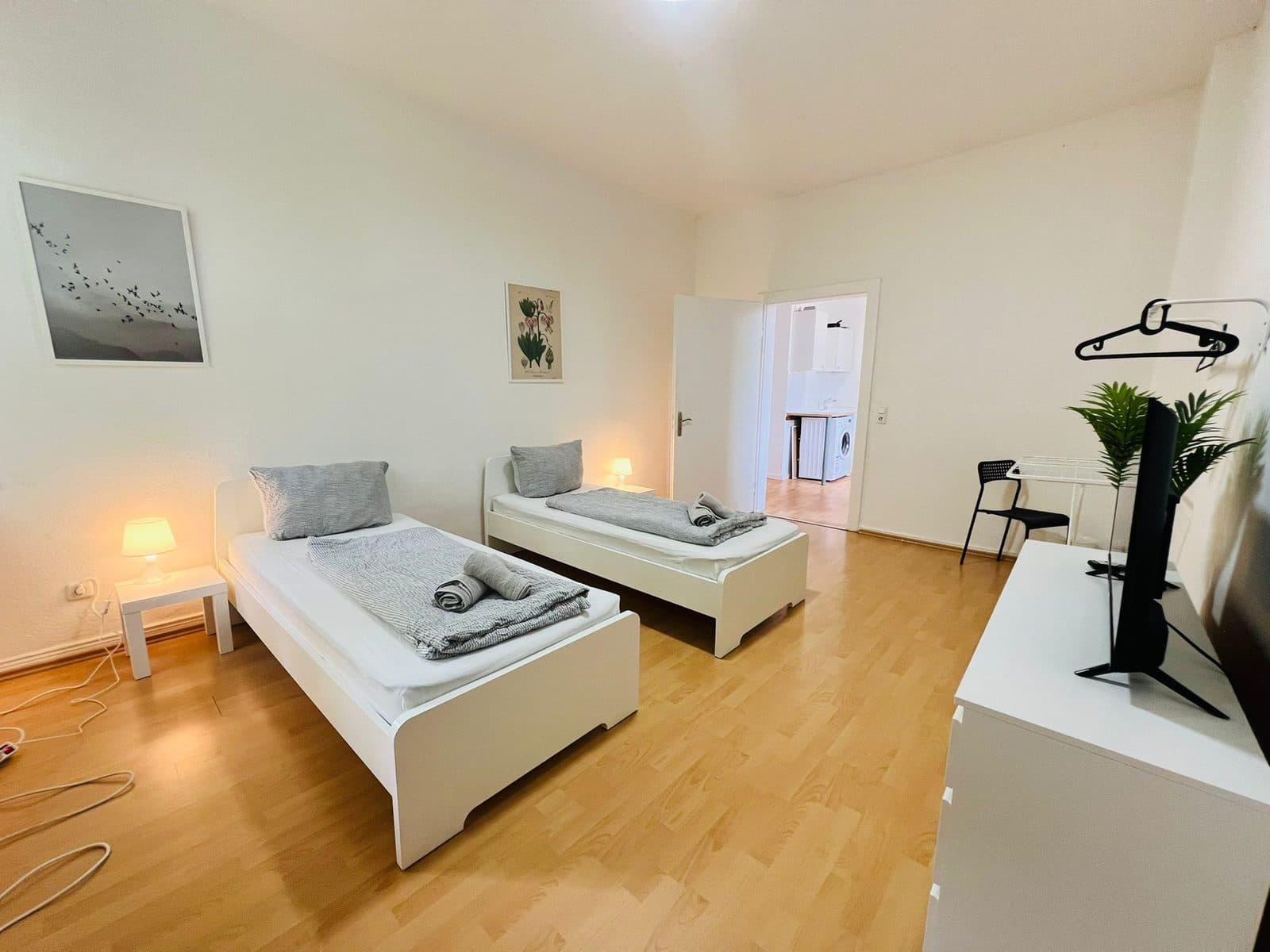 Zweibettzimmer in einer Monteurunterkunft